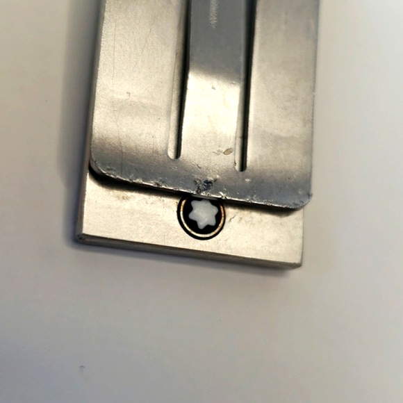 Mont Blanc Germany vintage VTG silver money clip signed with hallmark star - Picture 10 of 10